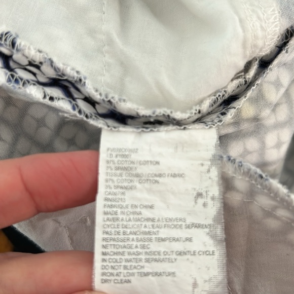 TRISTAN cotton print pants. Size 6 - Picture 10 of 10